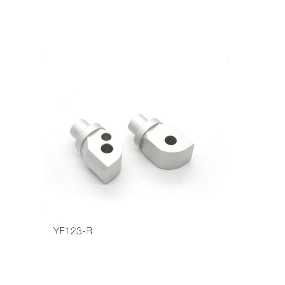 PAR DE FIJACIONES DE ESTRIBERAS TRASERAS BARRACUDA APRILIA RS 660 2021-2023