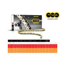 CADENA REGINA 135RX3 PASO 520 KTM SX-F 450 08-13