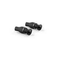 PAR DE SOPORTES DE TECNOPOLÍMERO PARA INDICADOR DE DIRECCIÓN DEL GRUPO DE LUZ RIZOMA YAMAHA TRACER 9 / GT / GT+ 2021-2024