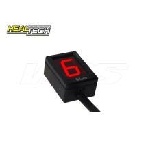 INDICADOR DE MARCHAS GIPRO HEALTECH ROJO KAWASAKI CONCOURS 14/ZG 1400/GTR 1400 2008-2013