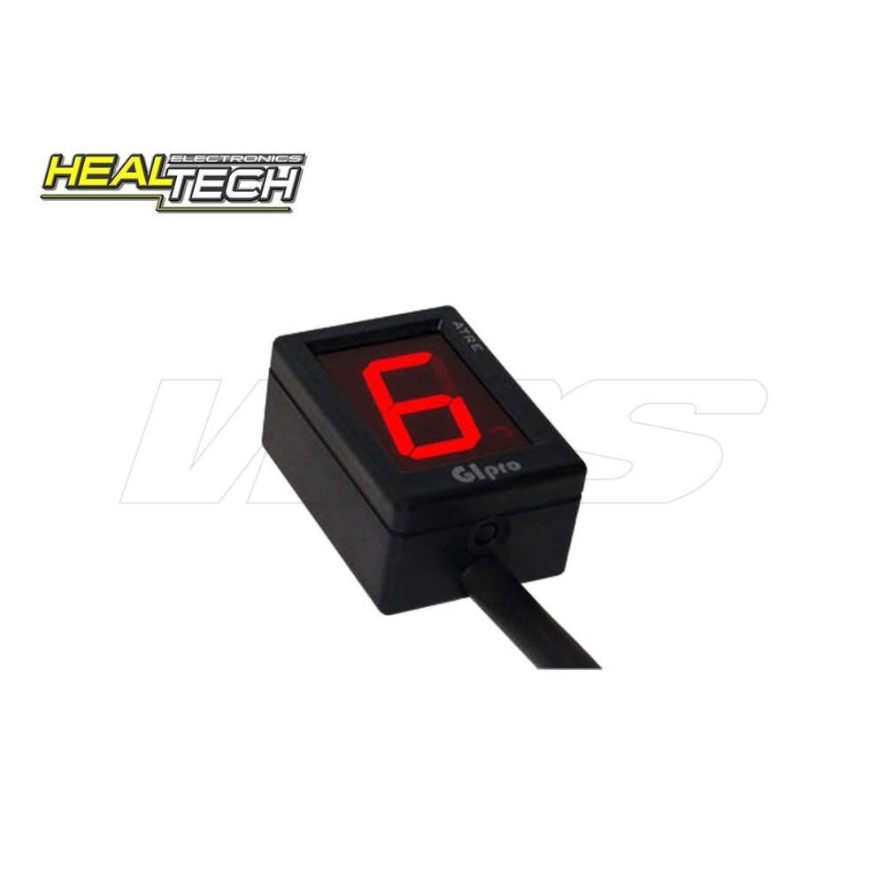 INDICADOR DE MARCHAS GIPRO HEALTECH ROJO KAWASAKI CONCOURS 14/ZG 1400/GTR 1400 2008-2013