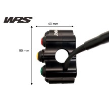 PANEL DE BOTONERAS DE INSTRUMENTACIÓN I2M DE 5 BOTONES WRS IZQUIERDO KAWASAKI NINJA 400 2018-2024