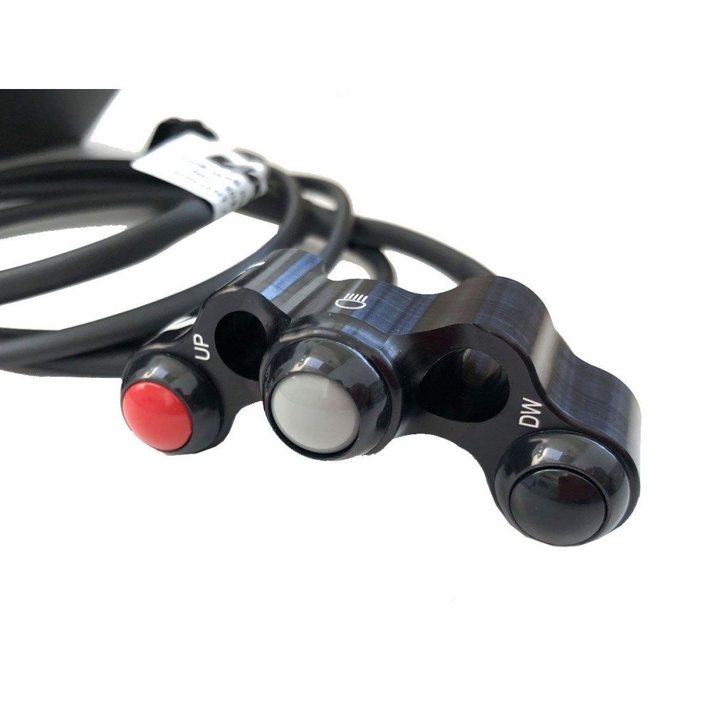 BOTONERA IZQUIERDA RACING WRS 3 BOTONES YAMAHA R6 2017-2022