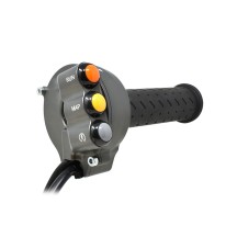 CONTROL DE GAS DE TITANIO CON PANEL DE BOTONES JETPRIME APRILIA RS 660 / TUONO 660 2020-21