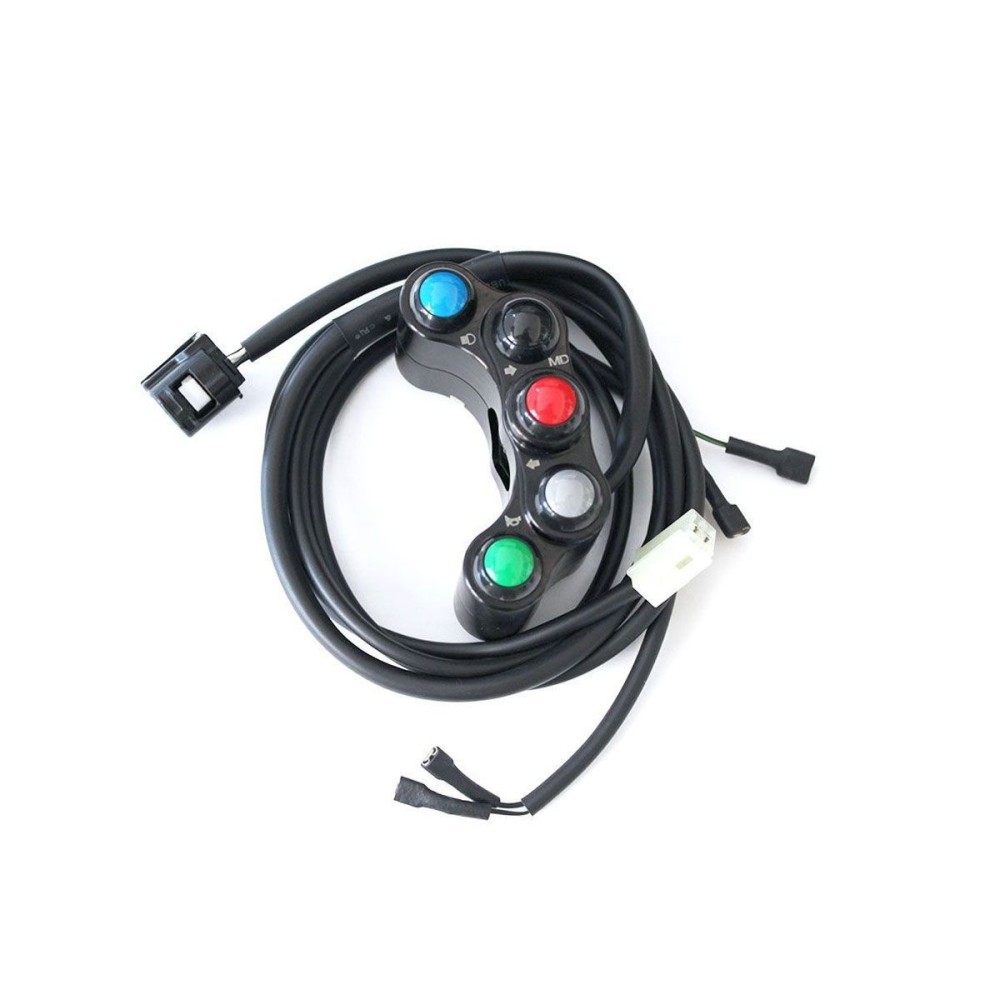 PLACA DE PULSADORES IZQUIERDA WRS STREET 7 PULSADORES YAMAHA R1 2020-2022