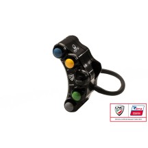 PANEL DE BOTONERA IZQUIERDA VERSIÓN RACE PRAMAC CNC RACING DUCATI PANIGALE V4 / S / R 2018-2024