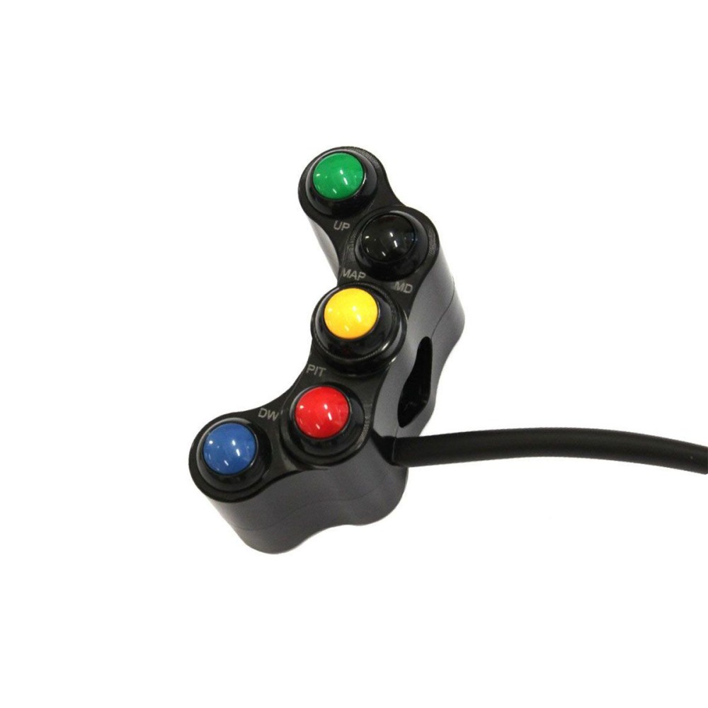 BOTONERA IZQUIERDA RACING WRS 5 BOTONES YAMAHA R1 2015-2019