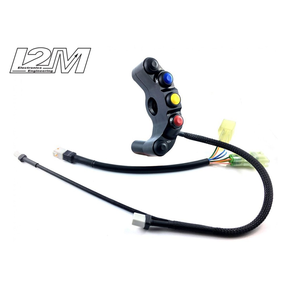 CABLEADO DE BOTONERA RACING 7 BOTONES I2M RACING KAWASAKI ZX-10 R 2016-2019