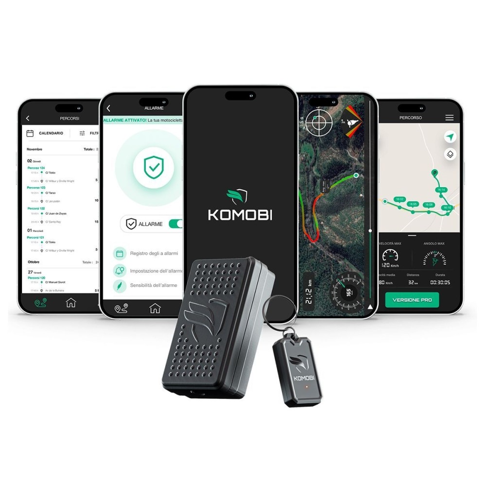 SISTEMA DE ALARMA KOMOBI PRO PLUS CON LOCALIZACIÓN Y SEGUIMIENTO GPS