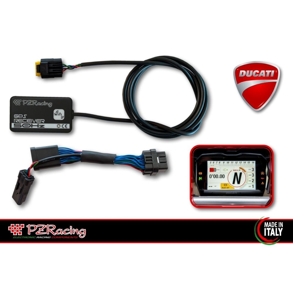 RECEPTOR GPS WI-FI P2-TRONIC PZ RACING DUCATI PANIGALE V4 / S / R 2019-2024