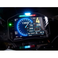 PANTALLA DE CRONÓMETRO DE DATOS GPS STARLANE DAVINCI II R X-SERIES SUZUKI GSX-R 1000 09-11