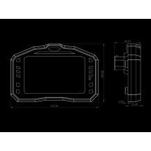 PANTALLA DE CRONÓMETRO GPS STARLANE DAVINCI II S X-SERIES HONDA CBR 1000 RR 2004-2007