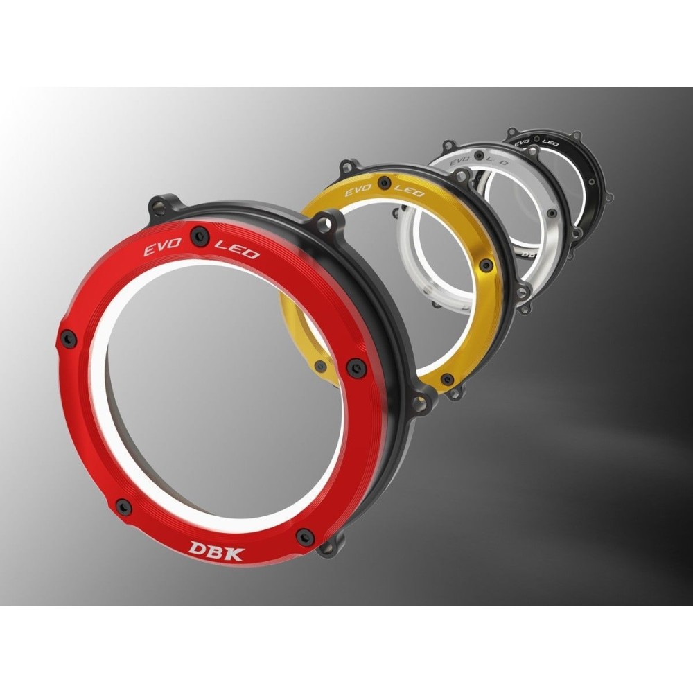 CUBIERTA DE EMBRAGUE TRANSPARENTE LED DBK EVO DUCATI MULTISTRADA V4 / S / RS / RALLY / PP 21-25