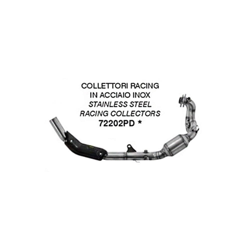 COLLECTORES DE CARRERAS ARROW DE ACERO INOXIDABLE APRILIA TUAREG 660 2025