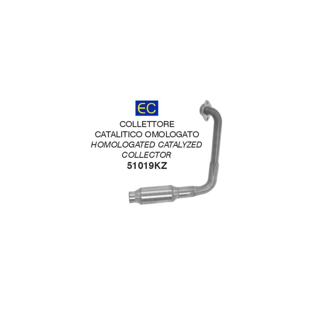 COLECTOR CATALÍTICO DE ACERO INOXIDABLE APROBADO POR ARROW YAMAHA XSR 125 2022