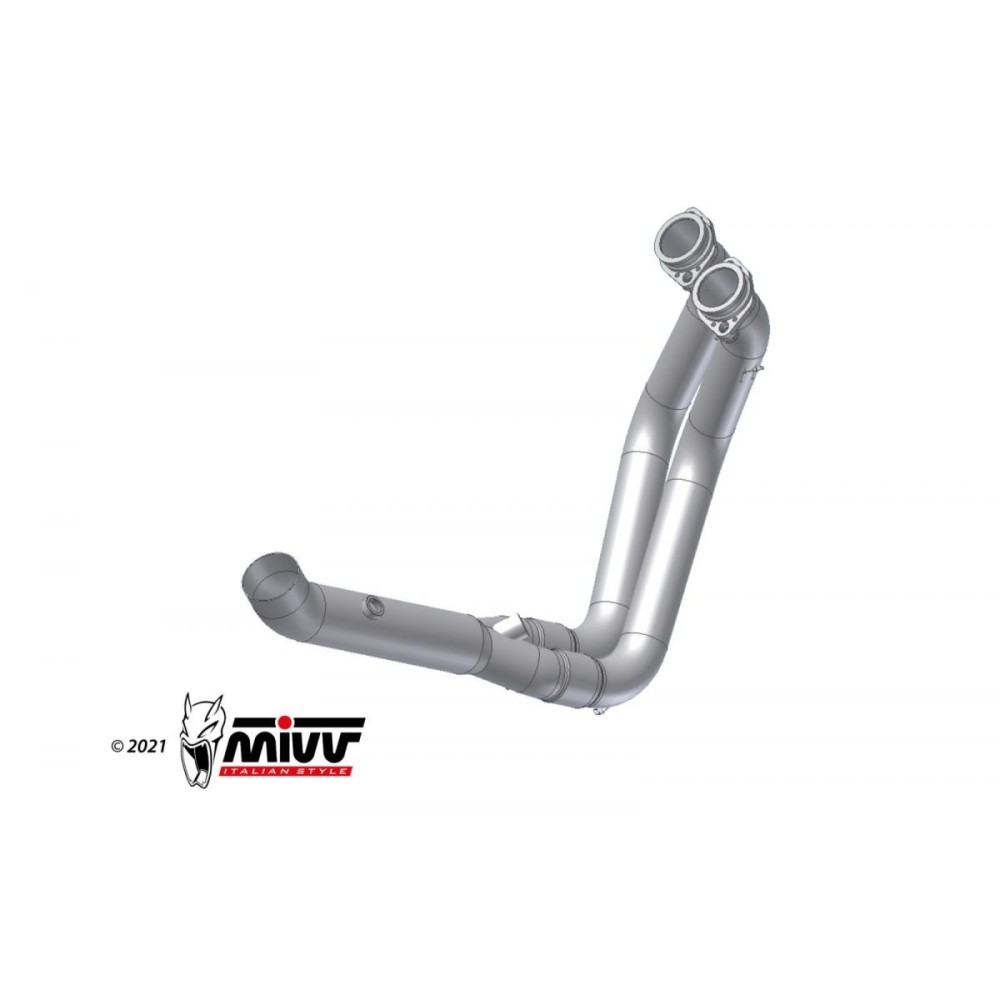 B.037.C1 DESCATALIZADOR ACERO INOXIDABLE MIVV BMW F 900 XR 2020-2024