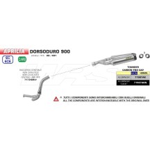 ACOPLAMIENTO DE CARRERAS DE FLECHA APRILIA DORSODURO 900 2017-2019