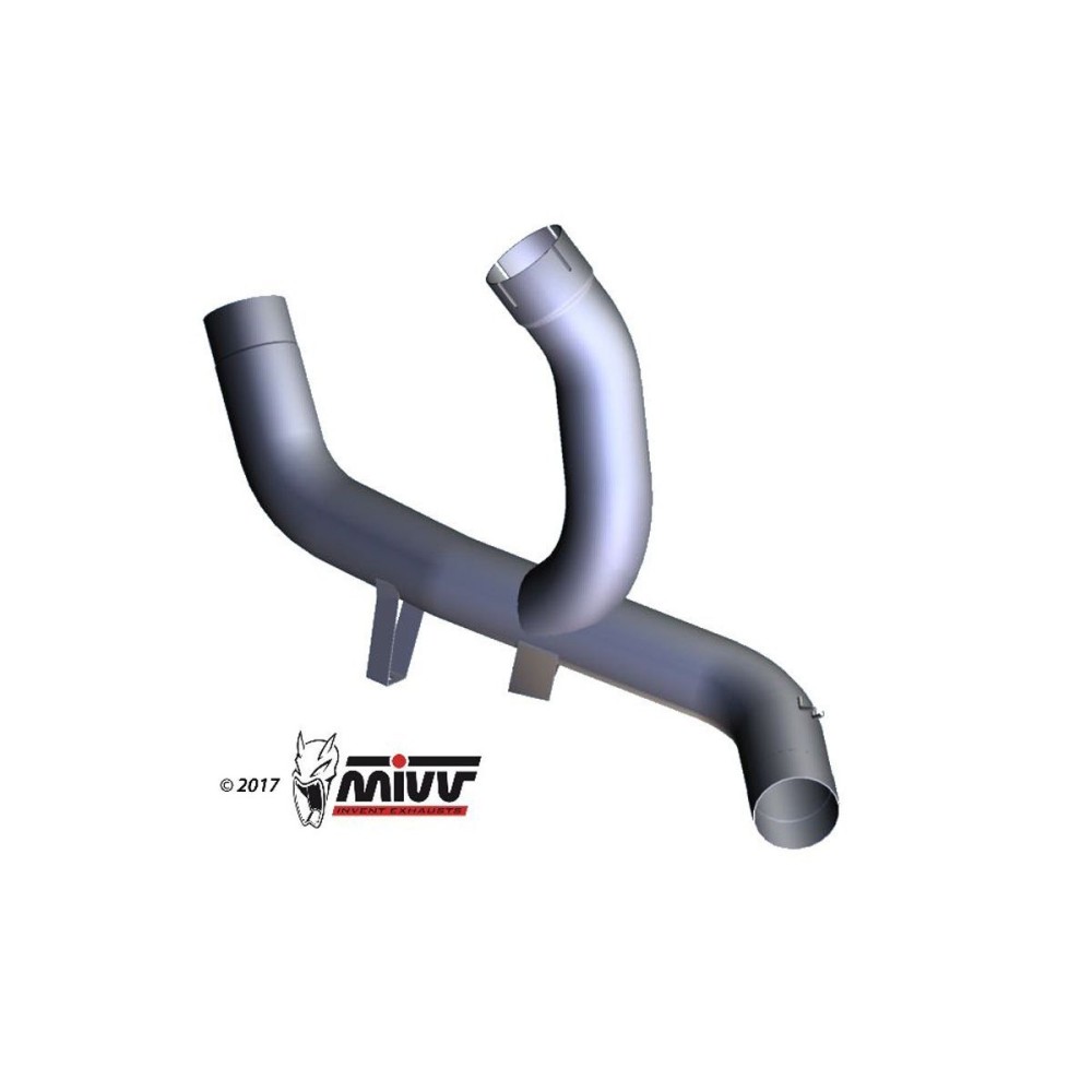 DECATALIZADOR DE ACERO INOXIDABLE MIVV DUCATI MULTISTRADA 1200 ENDURO 2016-2018