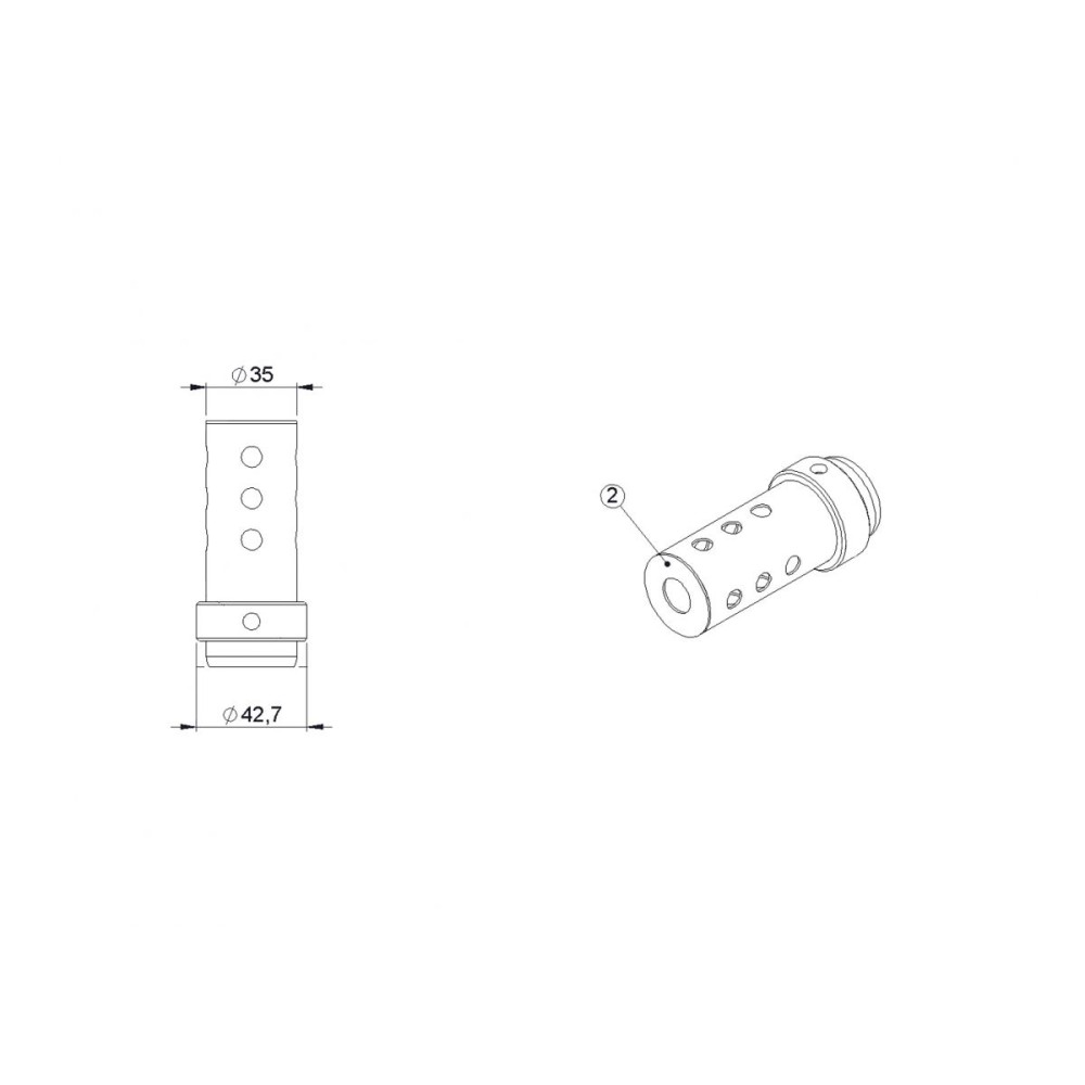DB KILLER PARA SPARK NATURAL HOT ROAD SILENCERS