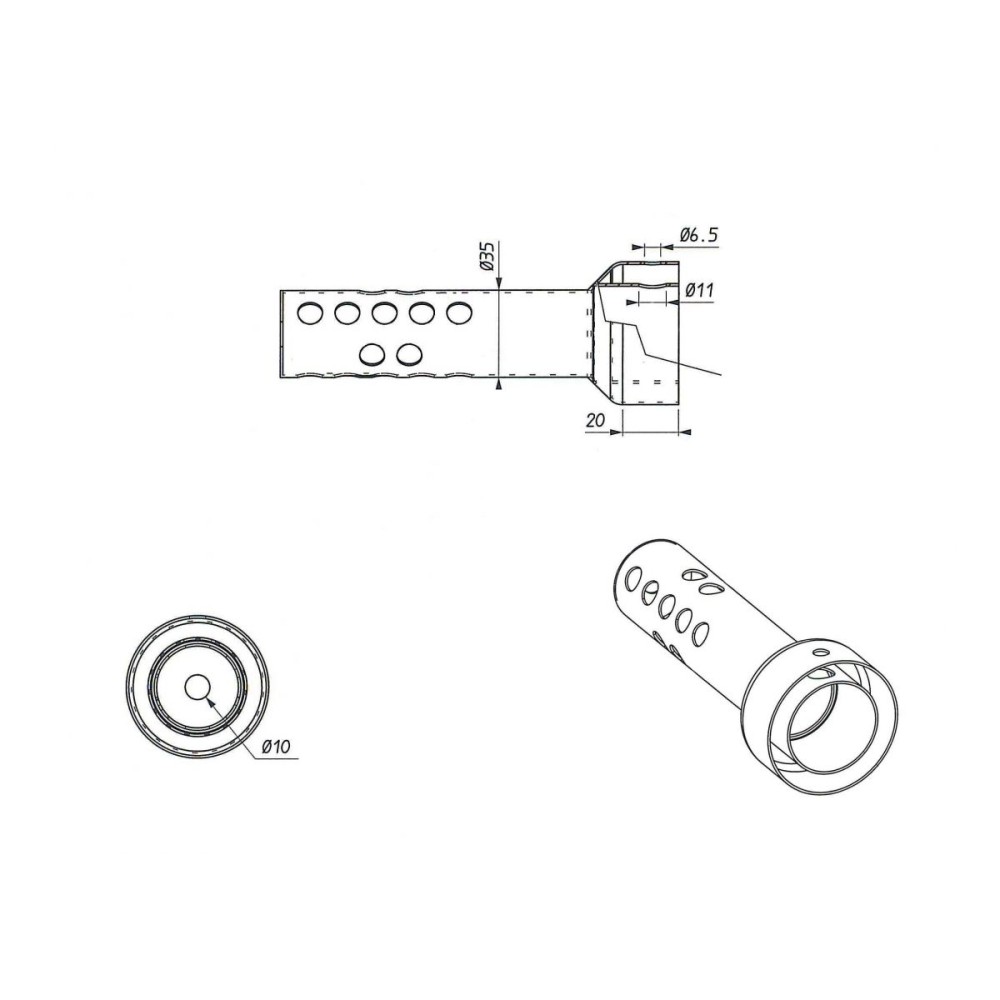 DB KILLER PARA SPARK NATURAL INOX MOTO GP SILENZERS