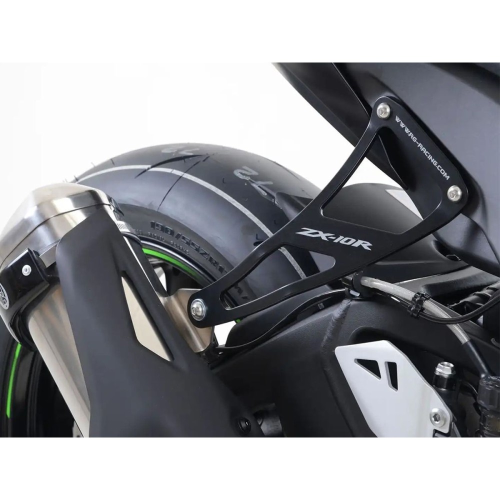 SOPORTE DE SOPORTE DE ESCAPE R&G KAWASAKI ZX10-R 2011-2019 SOPORTE DE SOPORTE DE ESCAPE R&G KAWASAKI ZX10-R 2011-2019
