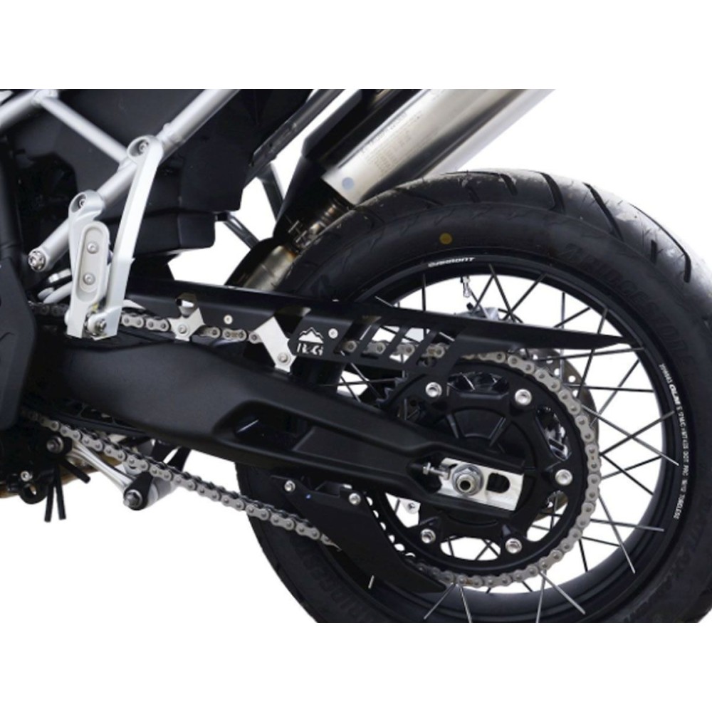 PROTECTOR DE CADENA DE ALUMINIO NEGRO R&G TRIUMPH TIGER 900 2020-2022 PROTECTOR DE CADENA DE ALUMINIO NEGRO R&G TRIUMPH TIGER 900 2020-2022