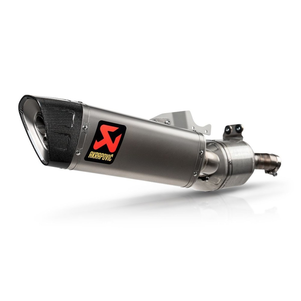 TERMINAL DE ESCAPE DE TITANIO APROBADO POR AKRAPOVIC BMW F 900 R / XR 2020-2025