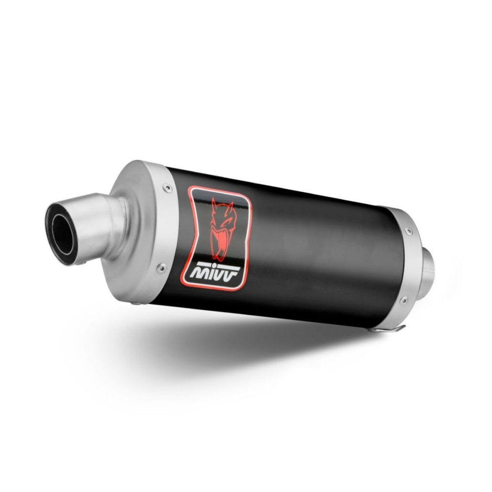TERMINAL DE ACERO INOXIDABLE NEGRO DAKAR MIVV KOVE 510 X 2024-2025