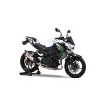 TERMINAL DE TITANIO AZUL R-11 JMCA YOSHIMURA KAWASAKI Z 400 2019-2023