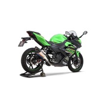 TERMINAL DE TITANIO AZUL R-11 JMCA YOSHIMURA KAWASAKI NINJA 400 / ABS 2018-2024