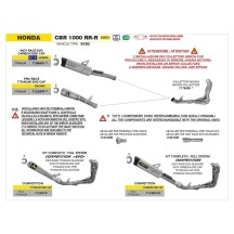 INDY RACE EVO TITANIO-CARBY TERMINAL ARROW HONDA CBR 1000 RR-R 2024-2025