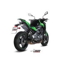 SILENCIADOR MIVV DOBLE GUN ACERO INOXIDABLE NEGRO KAWASAKI Z 900 A2 2017-2024