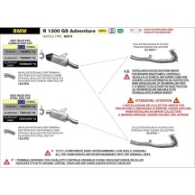 FLECHA DE ALUMINIO TERMINAL DE INDY RACE BMW R 1300 GS ADVENTURE 2024-2025