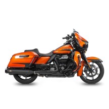 PAR DE SILENCIADORES LATERALES RED THUNDER NEGRO HARLEY DAVIDSON TOURING M8 2021-2024 E5
