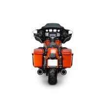 PAR DE SILENCIADORES LATERALES RED THUNDER NEGRO HARLEY DAVIDSON TOURING M8 2021-2024 E5