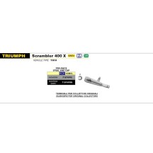 SILENCIADOR PRO-RACE NICHROM ARROW TRIUMPH SCRAMBLER 400 X 2024