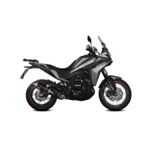 SILENCIADOR DAKAR MIVV NEGRO ACERO INOXIDABLE MOTO MORINI X-CAPE 2021-2024