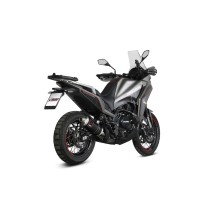 SILENCIADOR DAKAR MIVV NEGRO ACERO INOXIDABLE MOTO MORINI X-CAPE 2021-2024