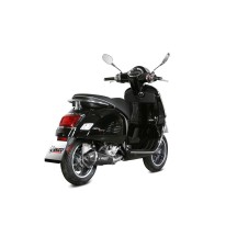 TERMINALE DELTA RACE INOX NERO MIVV  VESPA GTS 300 2021-2024