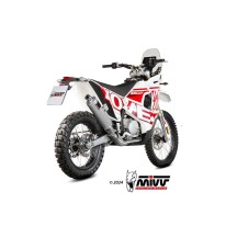 SILENCIADOR DAKAR MIVV ACERO INOXIDABLE KOVE 450 RALLY 2023-2024