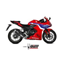 SILENCIADOR GP PRO ACERO INOXIDABLE NEGRO MIVV HONDA CBR 500 R 2024