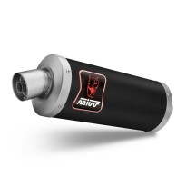 SILENCIADOR DAKAR MIVV ACERO INOXIDABLE NEGRO  BMW F 900 GS 2024