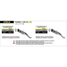 TITANIO NEGRO SILENCIOSO DE "PISTA" APRILIA TUONO V4 1100 2021-2025