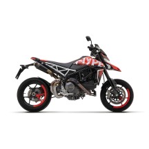 SILENCIADORES ARROW PRO RACE ACERO NICHROM NEGRO DUCATI HYPERMOTARD 950 / SP 2022-2024