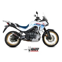 SILENCIADOR MIVV OVALADO ACERO INOXIDABLE NEGRO HONDA XL 750 TRANSALP 2023-2024