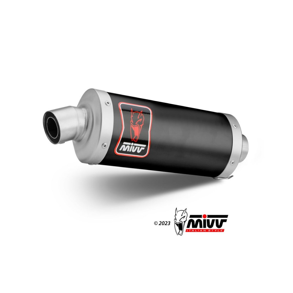 SILENCIADOR MIVV DAKAR ACERO INOXIDABLE NEGRO KTM 790 ADVENTURE / 890 ADVENTURE 2019-2024 SILENCIADOR MIVV DAKAR ACERO INOXIDABLE NEGRO KTM 790 ADVENTURE / 890 ADVENTURE 2019-2024