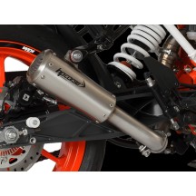 SILENCIADOR DE ESCAPE HP CORSE GP07 "NET" SATINADO KTM DUKE 390 2017-2020