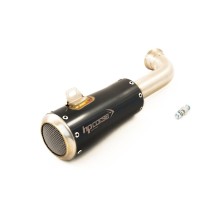 SILENCIADOR DE ESCAPE HP CORSE GP07 NEGRO "NET" KTM DUKE 390 2017-2020