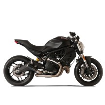 SILENCIADOR DE ESCAPE HP CORSE GP07 "SNAIL & MESH" NEGRO DUCATI MONSTER 797 2017-2020