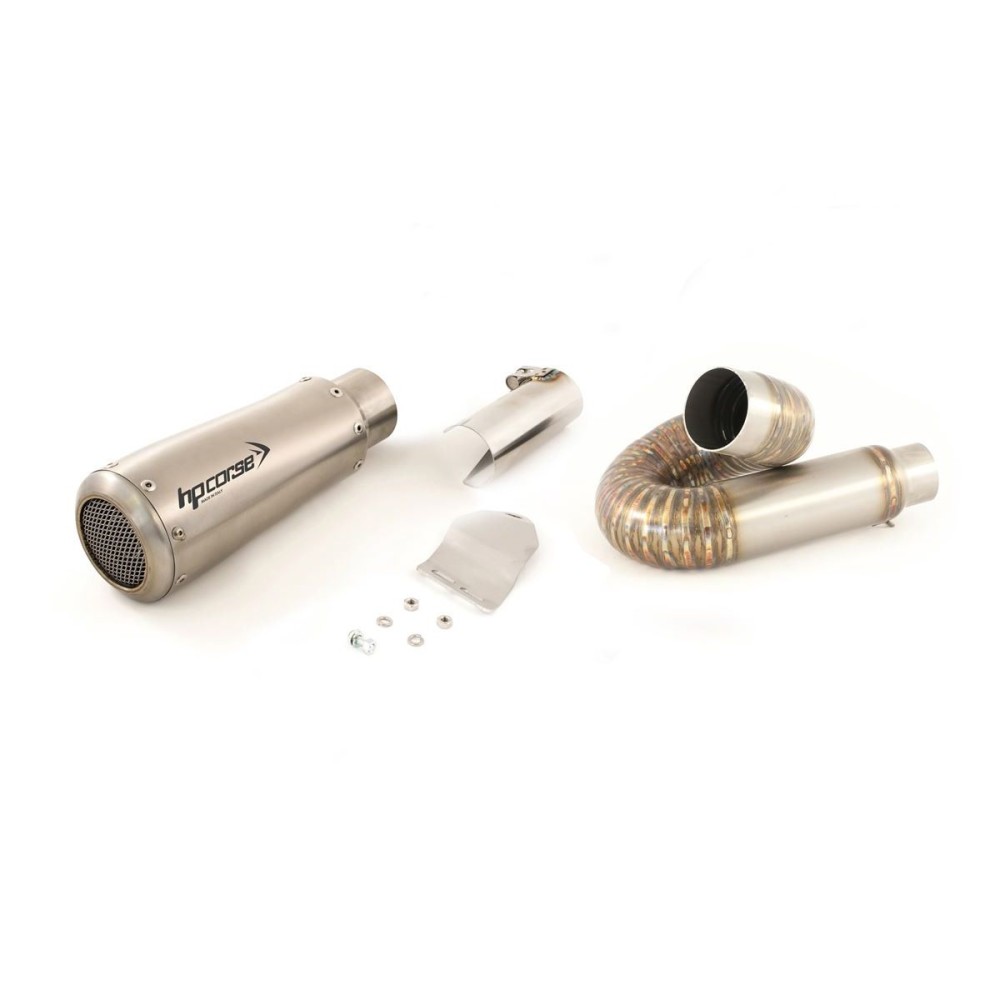 SILENCIADOR DE ESCAPE HP CORSE GP07 "NET & TUERCA" SATINADO DUCATI MONSTER 797 2017-2020